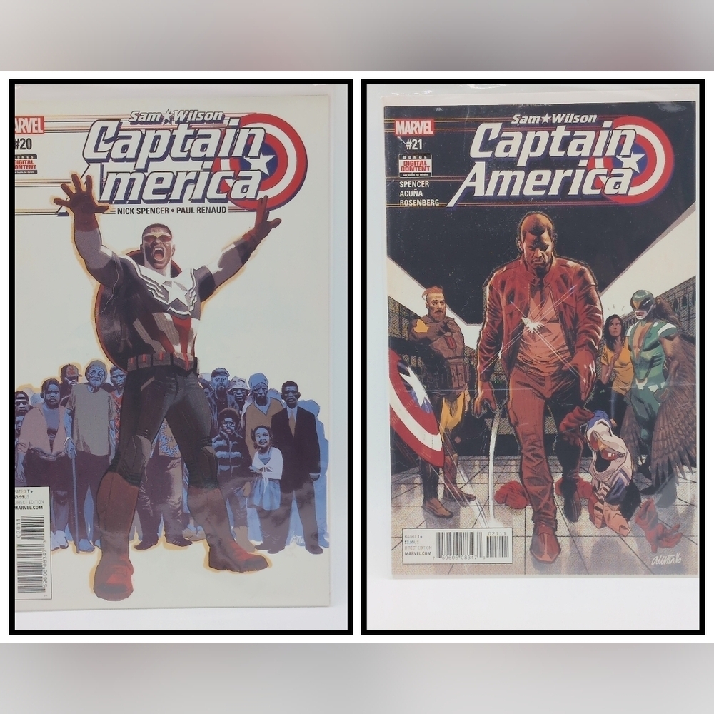 Marvel Captain America Sam Wilson # 20, 21 Comic Books Set Of 2 - Picture 1 of 5